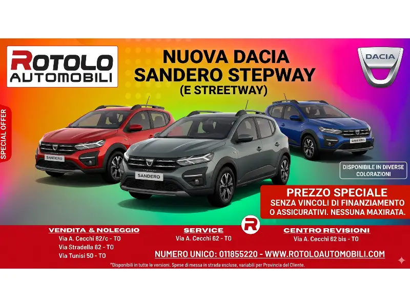 Dacia Sandero senza vincoli di finanziamento | No Maxirata