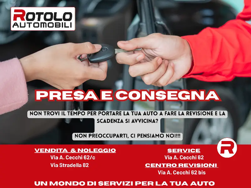  SERVIZIO PRESA & CONSEANGA | ROTOLO AUTOMOBILI